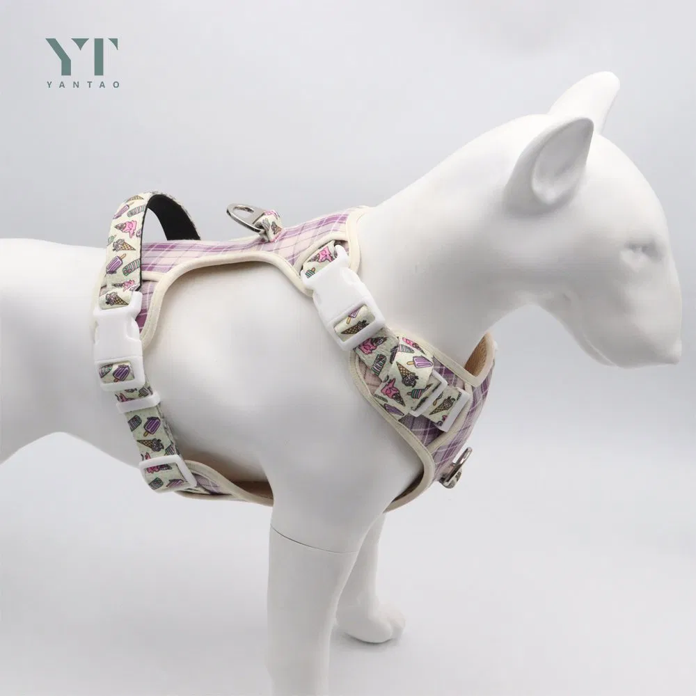 Manufacturer Custom Private Label Large Medium Adjustable Tactical Dog Harness Soft Mesh Padded Pet No Pull Adjustable Luxury Dog Harness with Handle