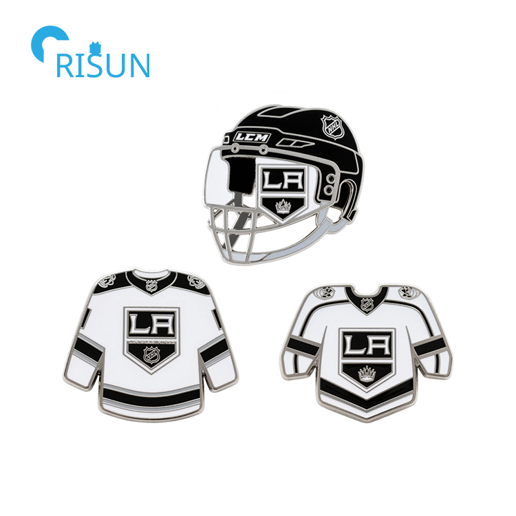 NFL Hockey Team Los Angeles La Kings Tie Tack Pin Earring Necklace Cufflink Tie Clip Bar Refrigerator Magnet Keychain Keyring Badge Enamel Lapel Pin Set