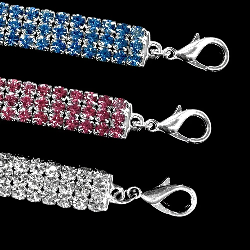 Bling Rhinestone Dog Collar Crystal Puppy Chihuahua Pet Dog Collar for Small Medium Dogs