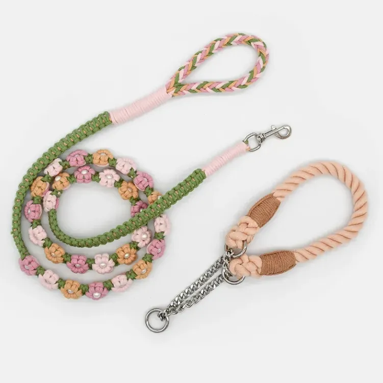Eco-Friendly Rope Pet Leads