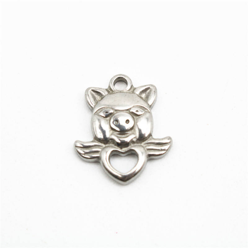 Stylish Stainless Steel Animal Charms for DIY Jewelry