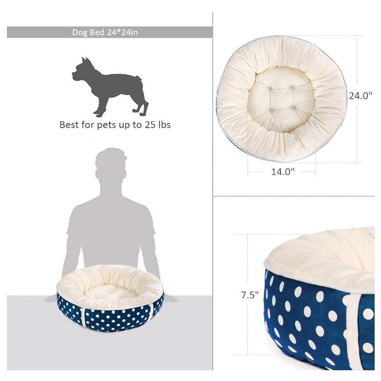 High Quality Memory Foam Calming Luxury Supply Fluffy Pet Bed