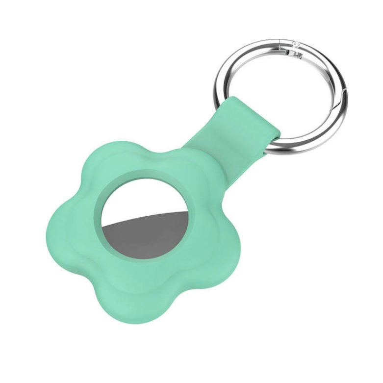 Silicone GPS Finder Holder Key Ring Protective Cover -Floral Pattern Collar