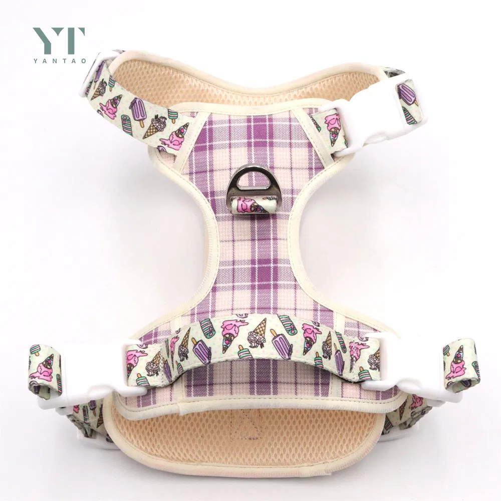 Manufacturer Custom Private Label Large Medium Adjustable Tactical Dog Harness Soft Mesh Padded Pet No Pull Adjustable Luxury Dog Harness with Handle
