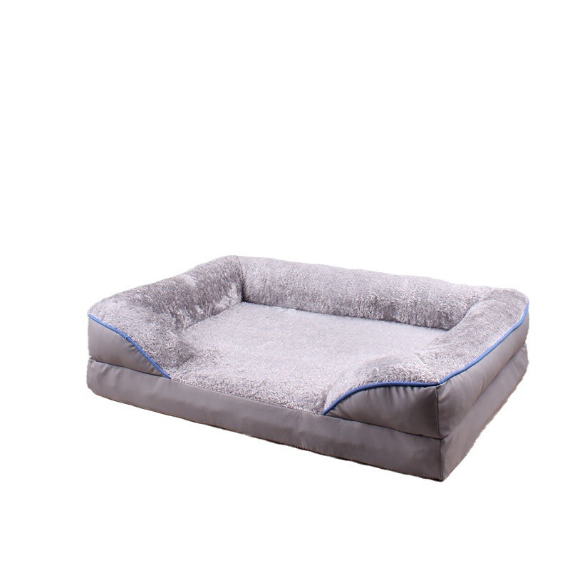 Dog Sofa Four Season Square Pet Warmer Bed with Breathable Design