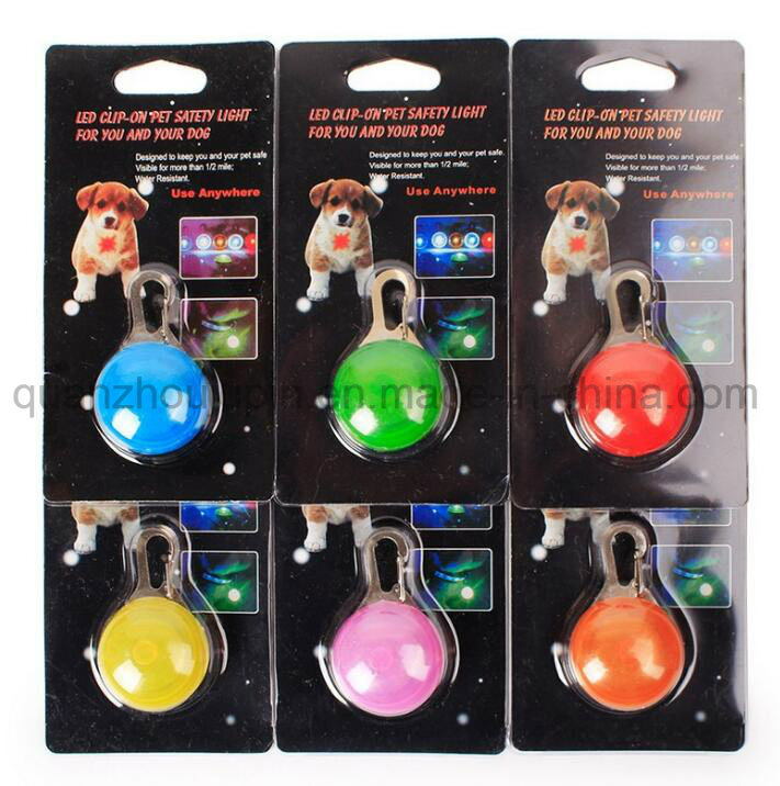 OEM Hot Sale Plastic Colorful LED Dog Pendant