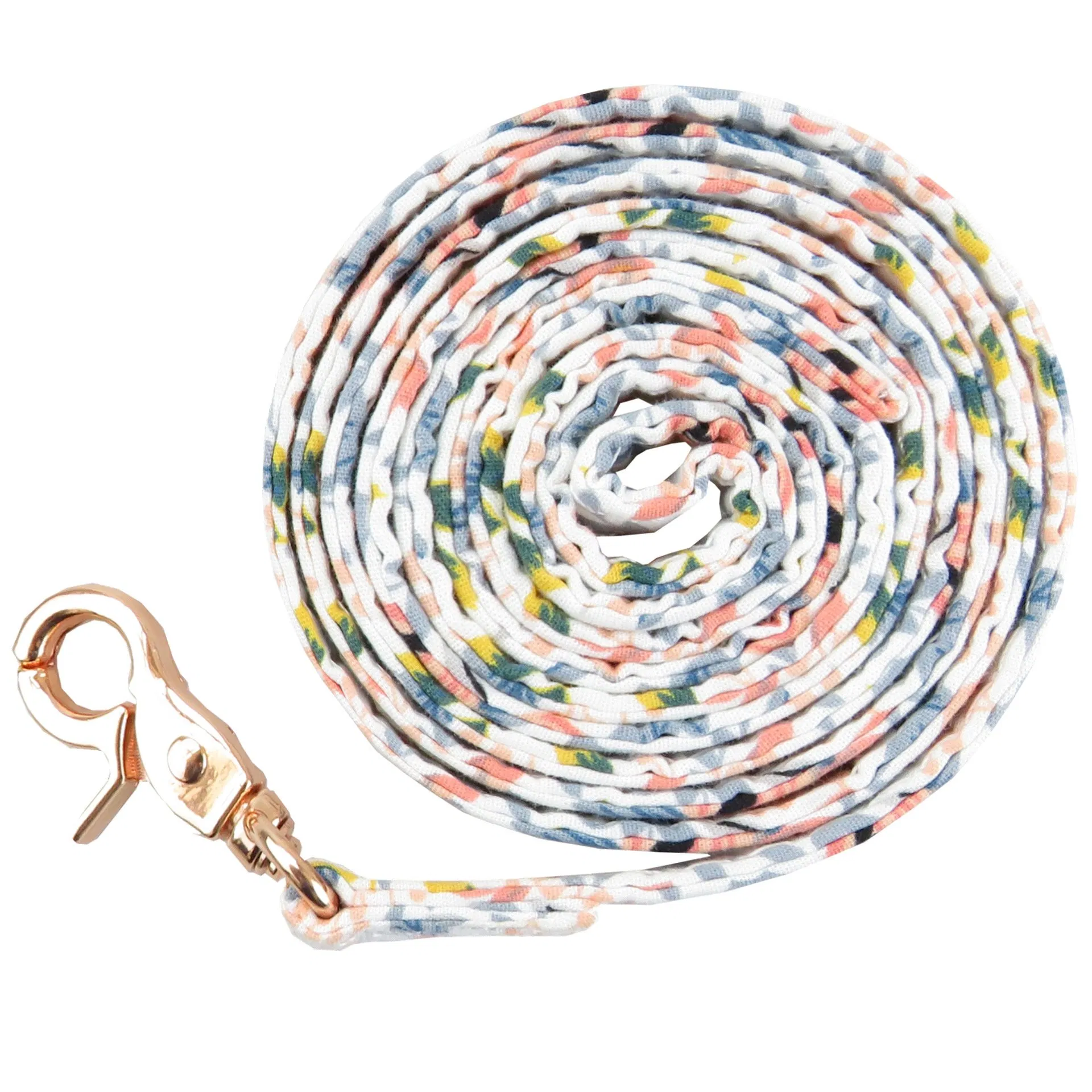 Pet Partner New Pet Collar Floral Dog Collar All Metal Rose Gold Buckle Bow Collar