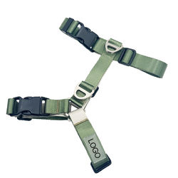 No-Pull Pet Harness with 2 Leash Clips Adjustable Soft Nude Dog Harness Reflective Tactic Pet Oxford Vest Easy Control Handle