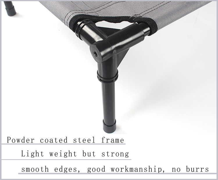 Elevated Dog Bed, Raised Pet Bed with Non-Slip Feet, Stable Frame and Durable Support Teslin Recyclable Mesh, Breathable Indoor and Outdoor, Multi-Size Breathab