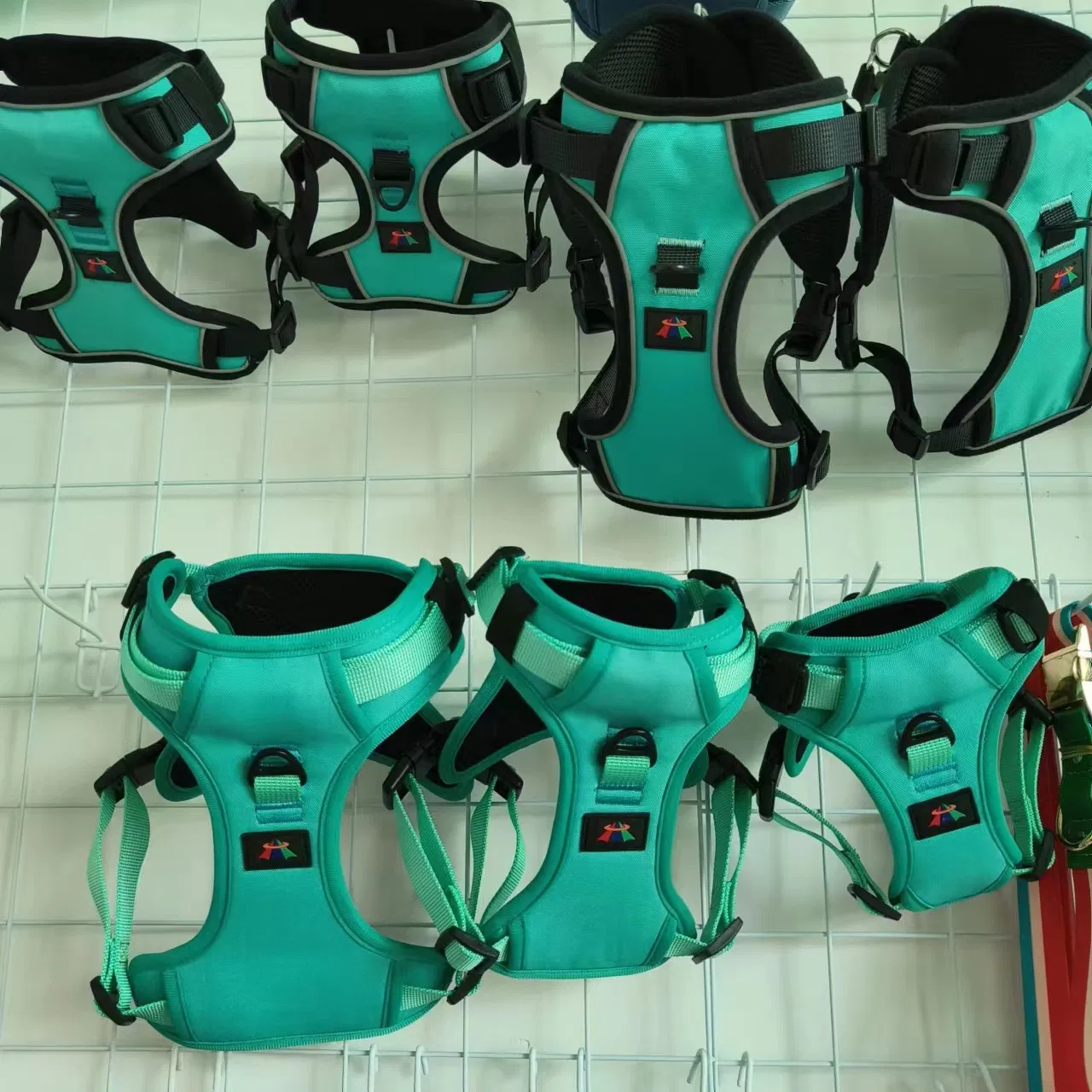 Custom Logo No Pull Big Dog Training Harness Oxford Pet Vest Soft Mesh Padded Dog Harness Reflective for Small Medium Large Dogs