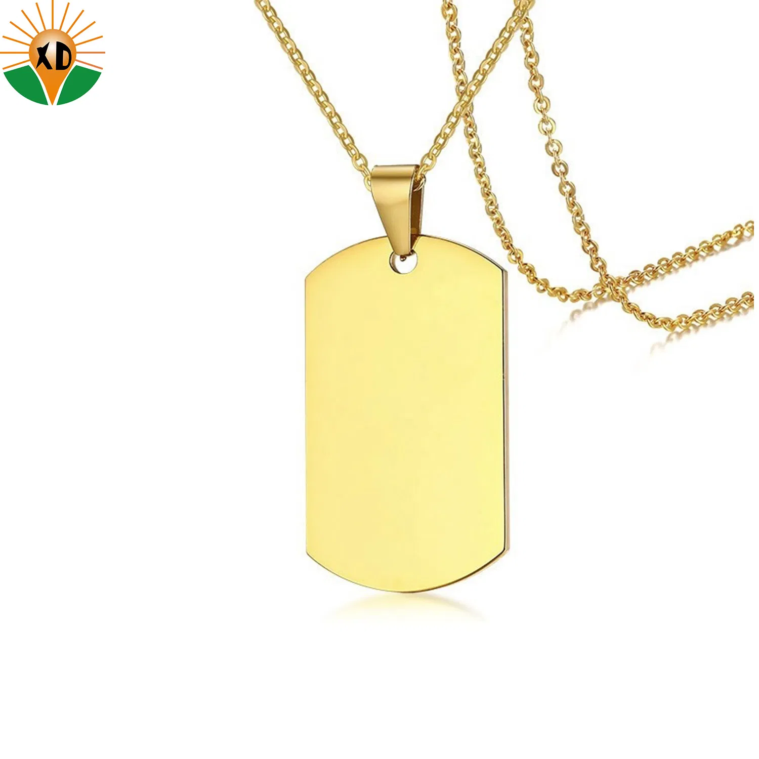 Moissanite Pendant Slide on Dog Tags Iron Blank Custom Logo Metal Crafts UK Dog Tag