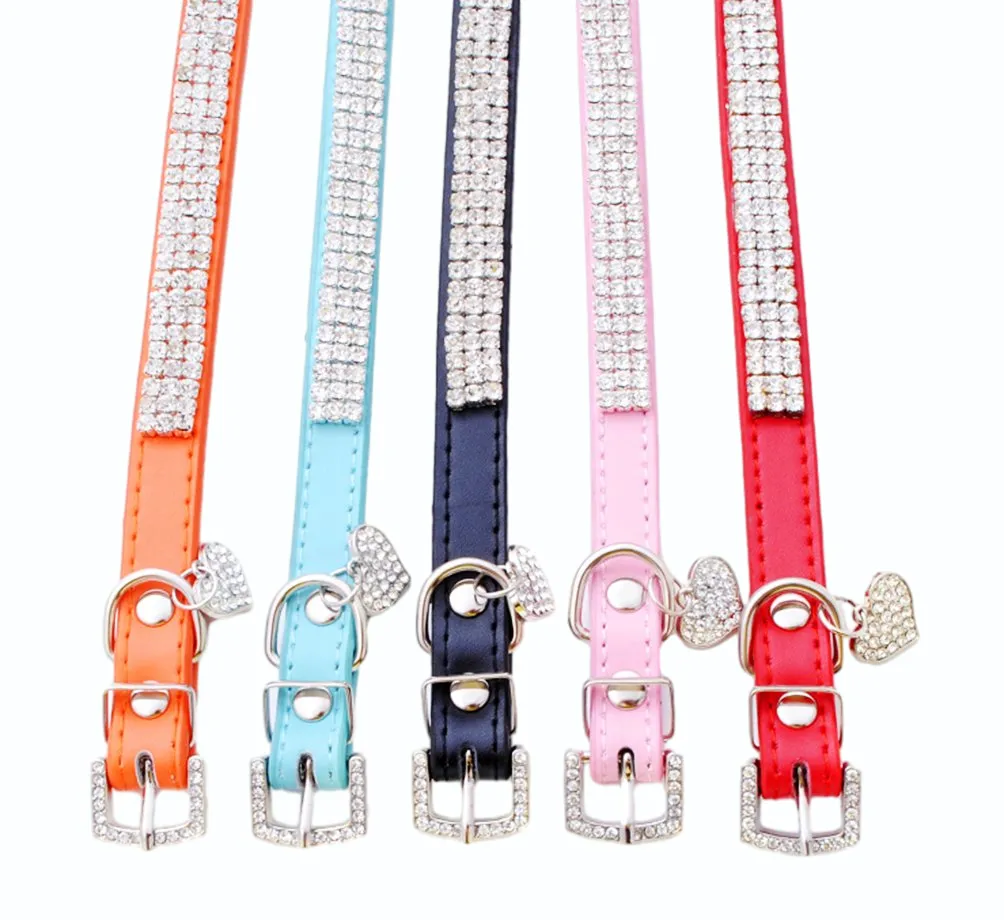 Adjustable PU Leather Pet Dog Collar 15