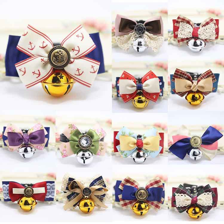 Fashion Pets Dogs Collars Tie Bowknot Cats Lap Collars