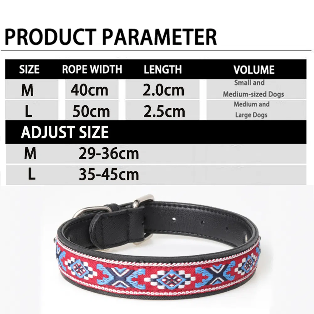 Personalized Nylon Fabric Pet Collar