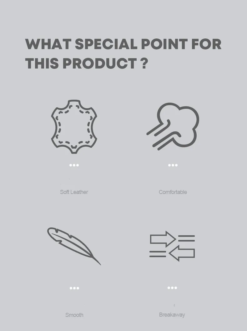 Leather Dog Collar Detail