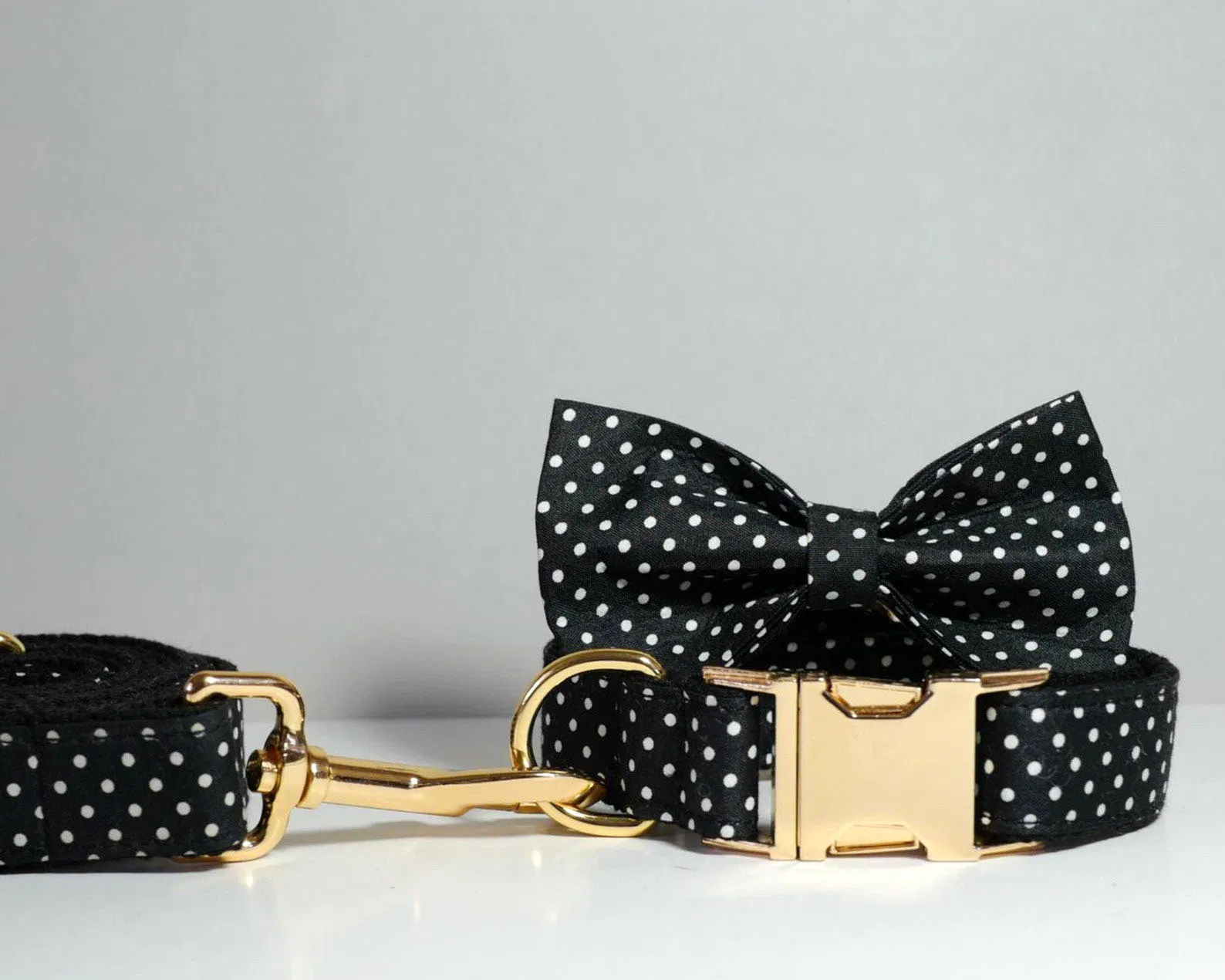 Hanyang Custom Classic Cheap Pet Collars Dog Leash Harness with Cute Bowknot