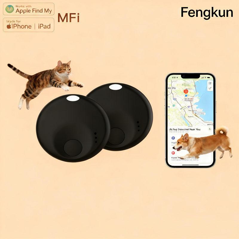 Premium Pet Tracker Collar with Global GPS Location and Air Tag