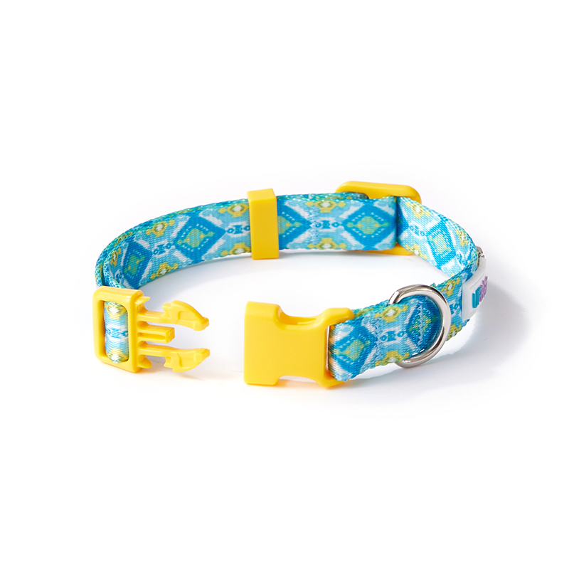 Custom Luxury Designer Soft Adjustable Comfort Fashion Quick Release Pet Dog Collar