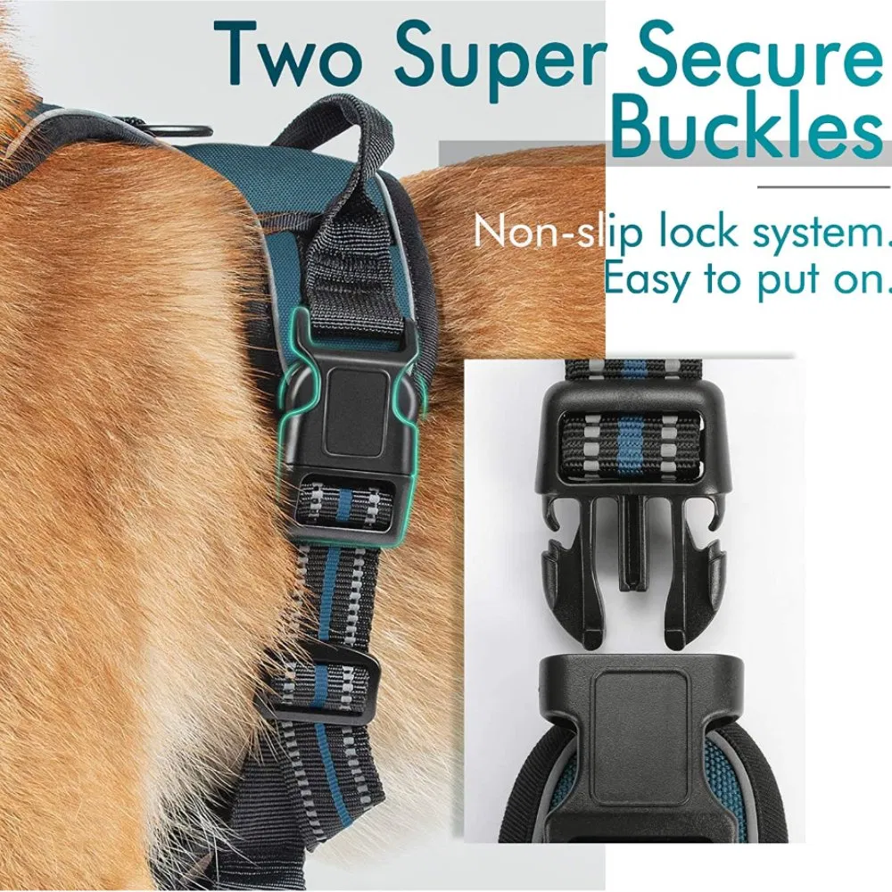 Adjustable Durable Soft Breathable Padded Dog Car Harness for Small Pets