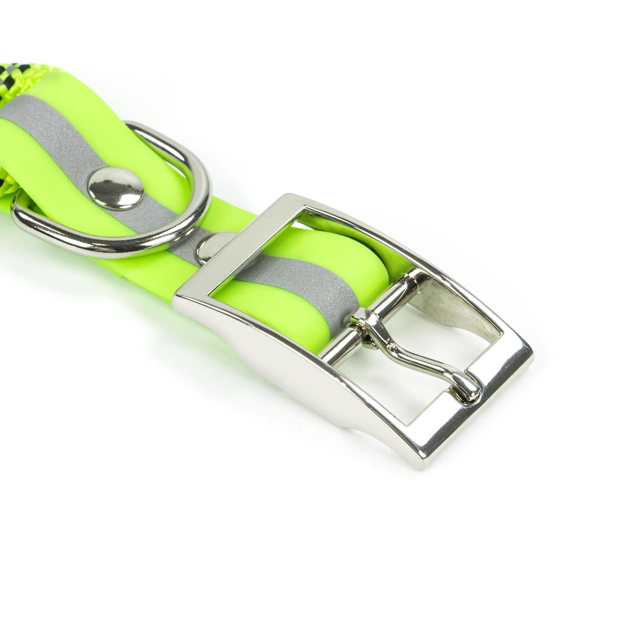 Luxury Adjustable Tactical Dog Collar Soft Knit Handle Ribbon Heavy Duty Bungee Leash Printed Dog Collar for Training