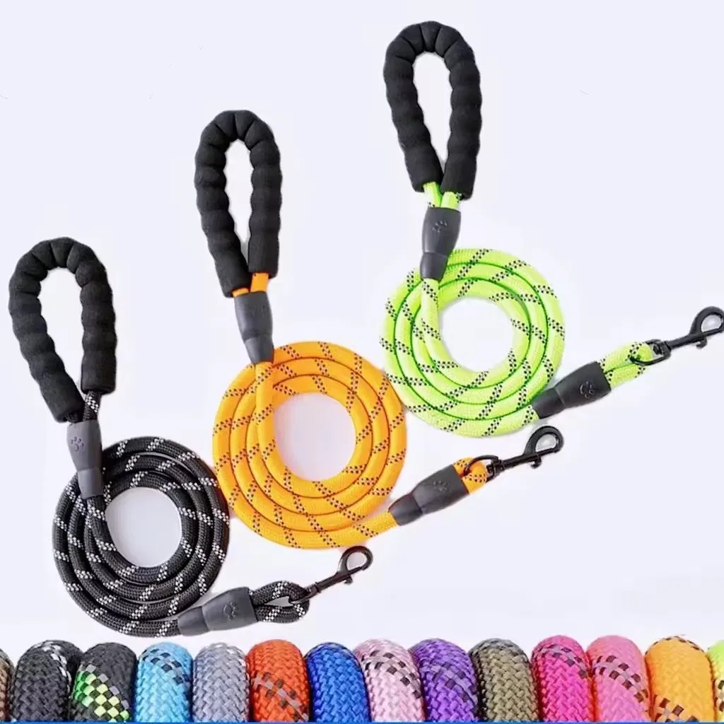 Polyester Neck Wrap Reflective Glitter Adjustable Slave Tactical Collar Pet Collar