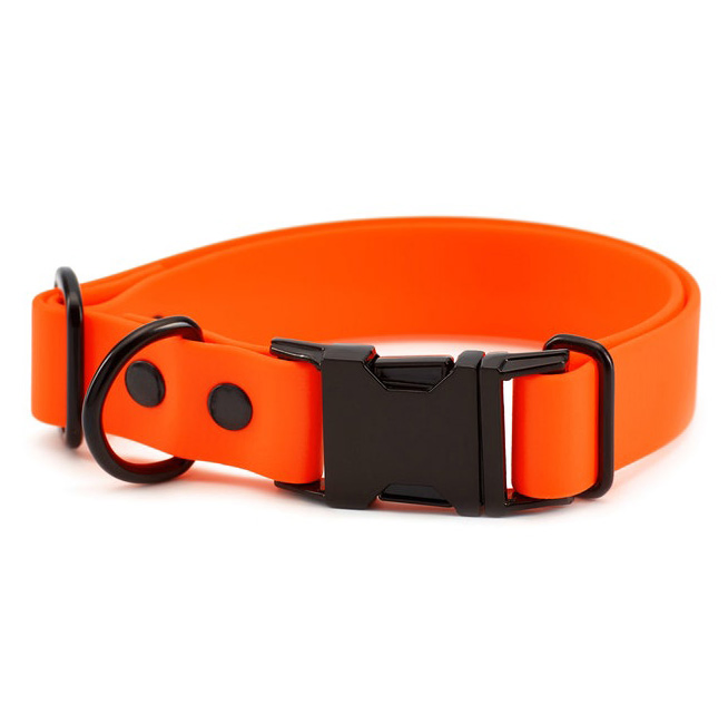 Hanyang Personalized Colors Waterproof Dog Collar Adjustable Metallic Hardware Pet Collar