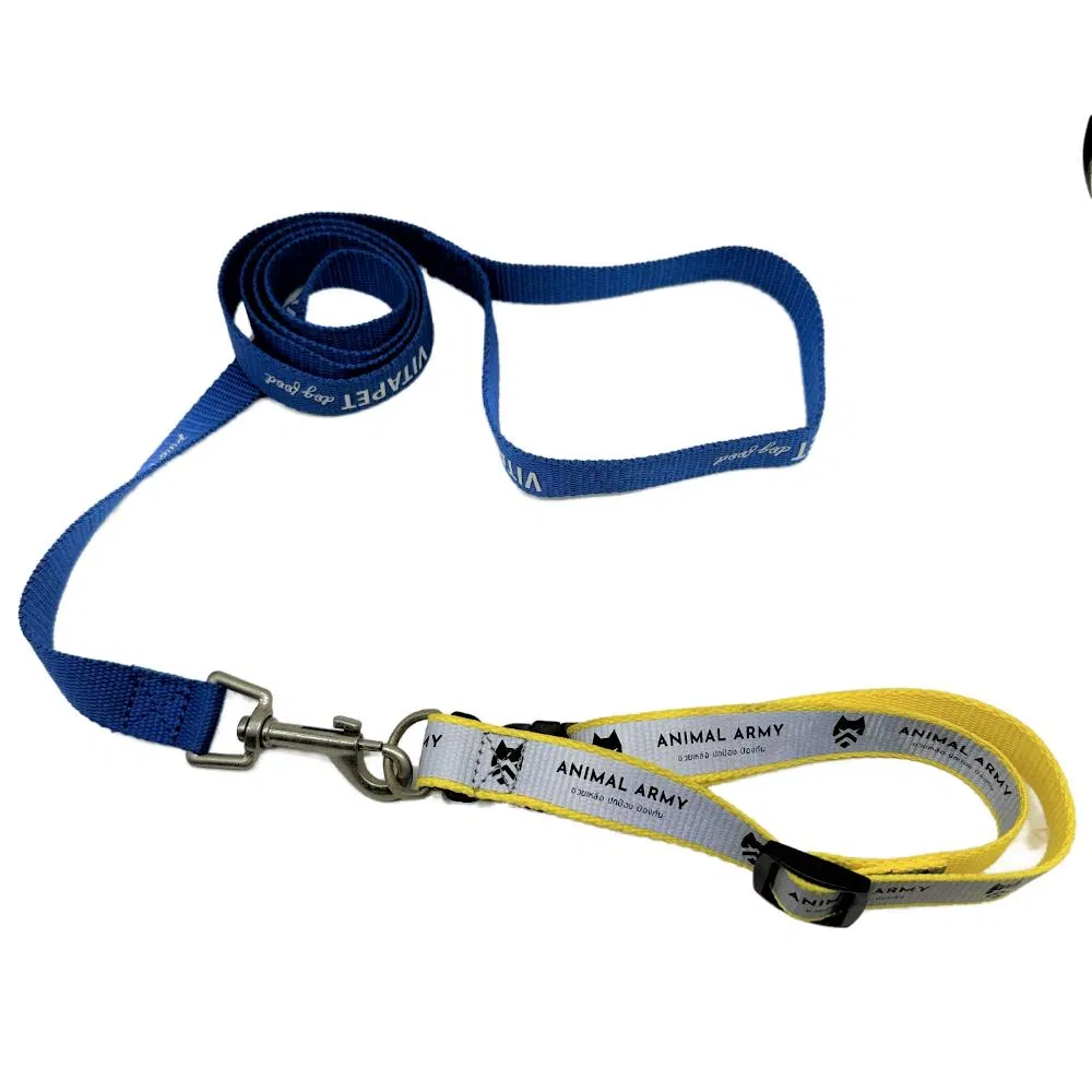 Personalized Dog Collars with Custom Screen Printed Designs for Unique Pets