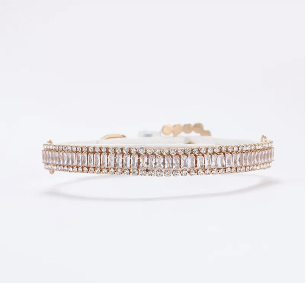 Original Design Luxury Jewelry Pearl Pet Dog Collar Leash Set Teddy Poodle Bulldog Yorkshire Pet Dog Collar for Puppy