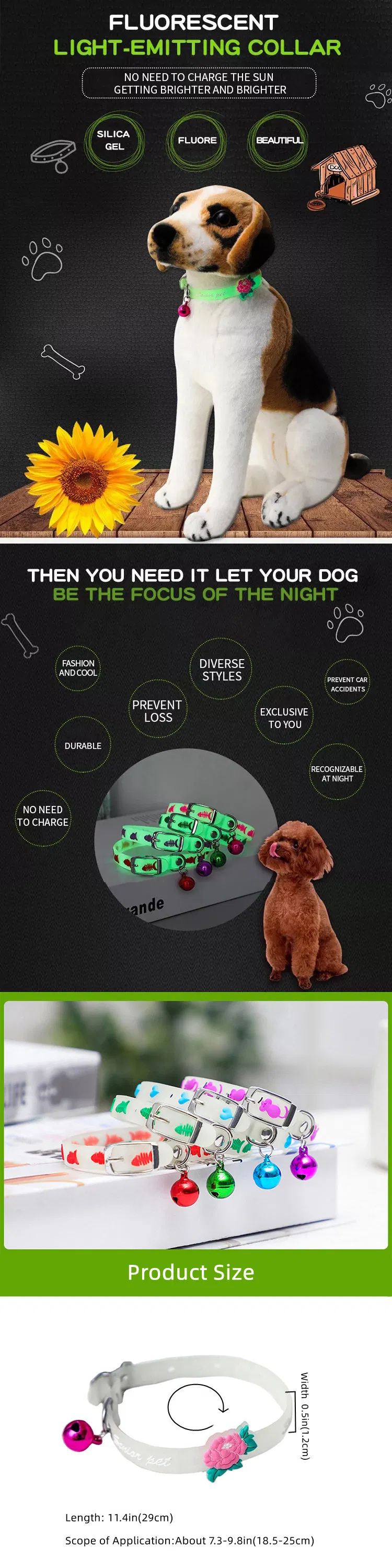 Safety Pet Glowing Accessories Full