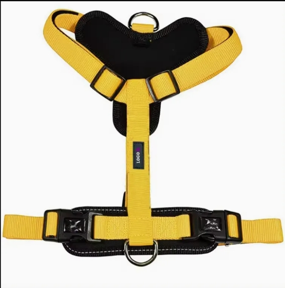 Adjustable Outdoor Nylon Chest Strap Dog Harness for Active Pets