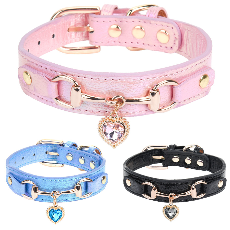 Luxury Rhinestone Pet Collar for Dogs and Cats