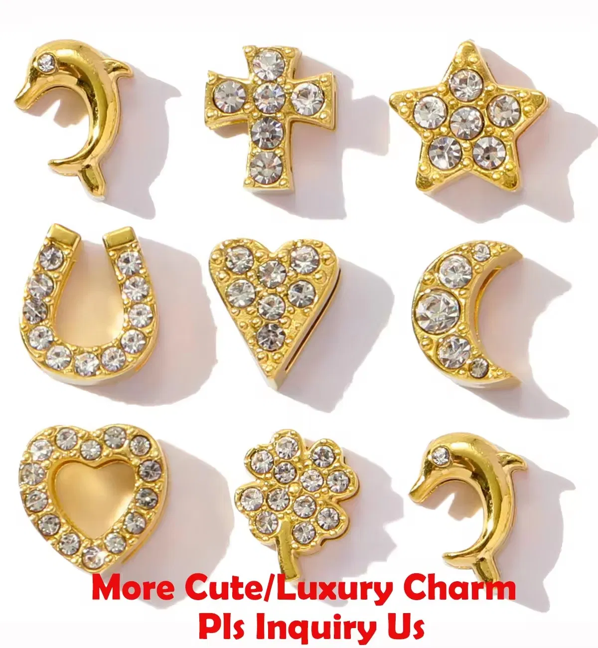 Funny DIY Stainless Steel Designer Sparkle Dog Collar Removable Personalized Wholesale Bling Dog Collar with Slide Letter Charms