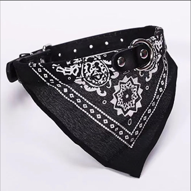 Customizable Triangle Bandana Pet Collar for Dogs and Cats