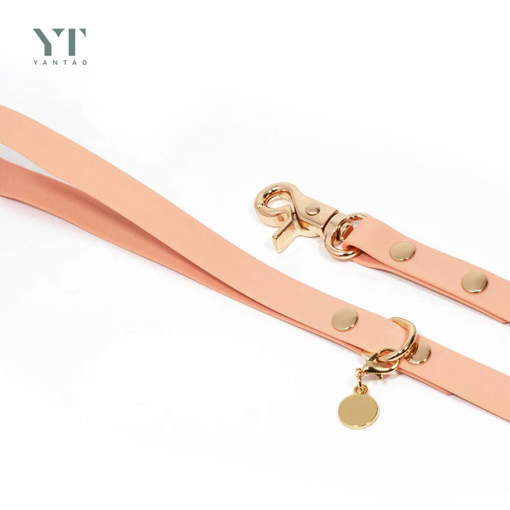 2023 New Pet Products PVC Waterproof Durable Dog Leash Set Custom Patterned Pet Collar and Matching Pet Poop Bags Adjustable Dog Collar with Tags