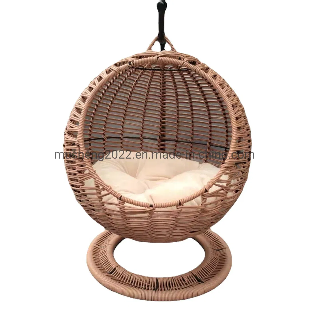 Eco Friendly Comfortable House Modern Furniture Raised Hanging Rattan Cat Pet Beds