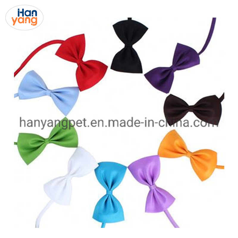 Hanyang Pet Products Pet Accessories Dog Bow Ties Pet Neckties Ribbon Bowties Dog Collar
