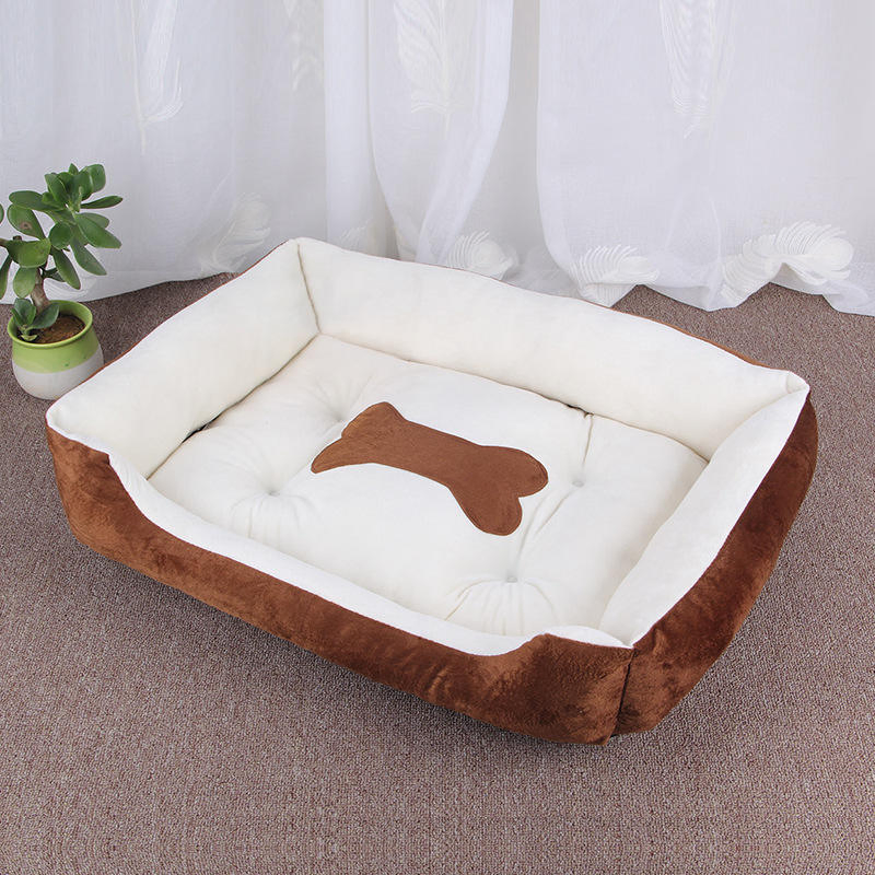 Sofa Dog Bed Luxury Dog Bed Crate Mat Soft Plush Calming Pet Mattress