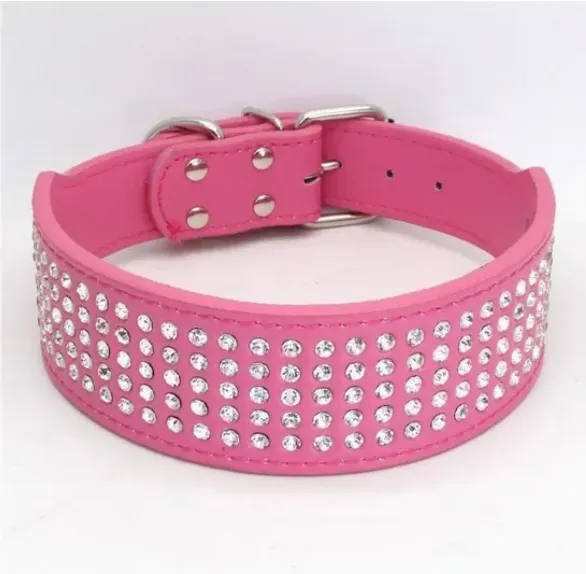 Stylish Rhinestone Dog Collar 6