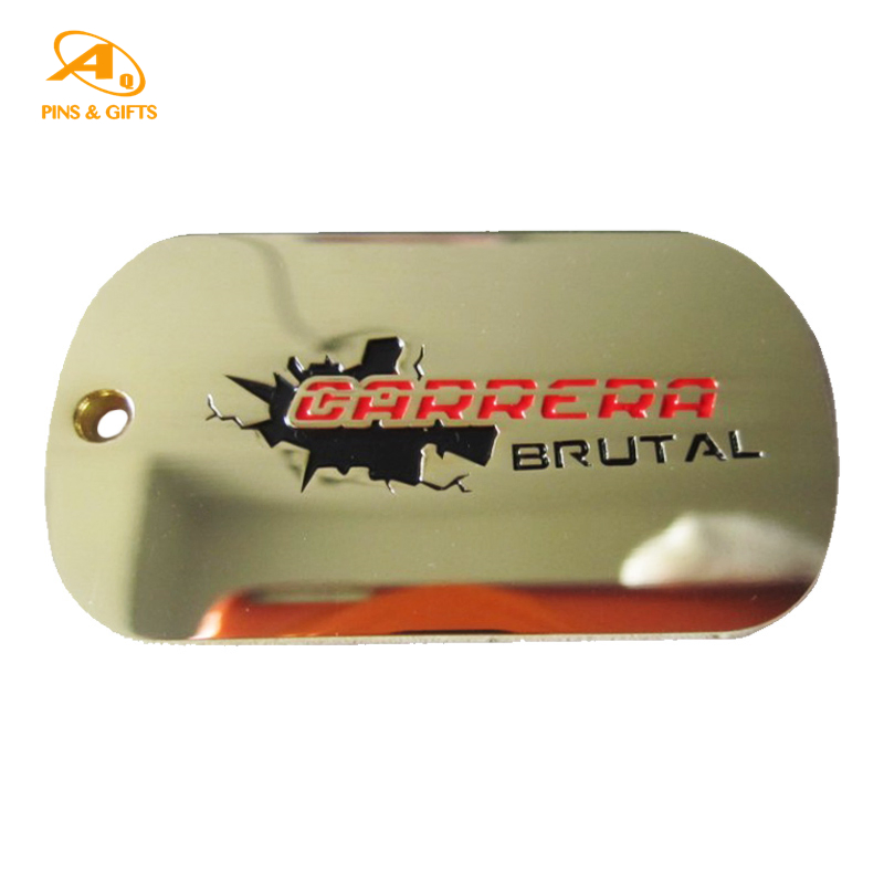 Necklace Stainless Steel Metal Emblem Mens Pendant Chain for Knife Aluminium RFID Private Xvideos Dog Tag