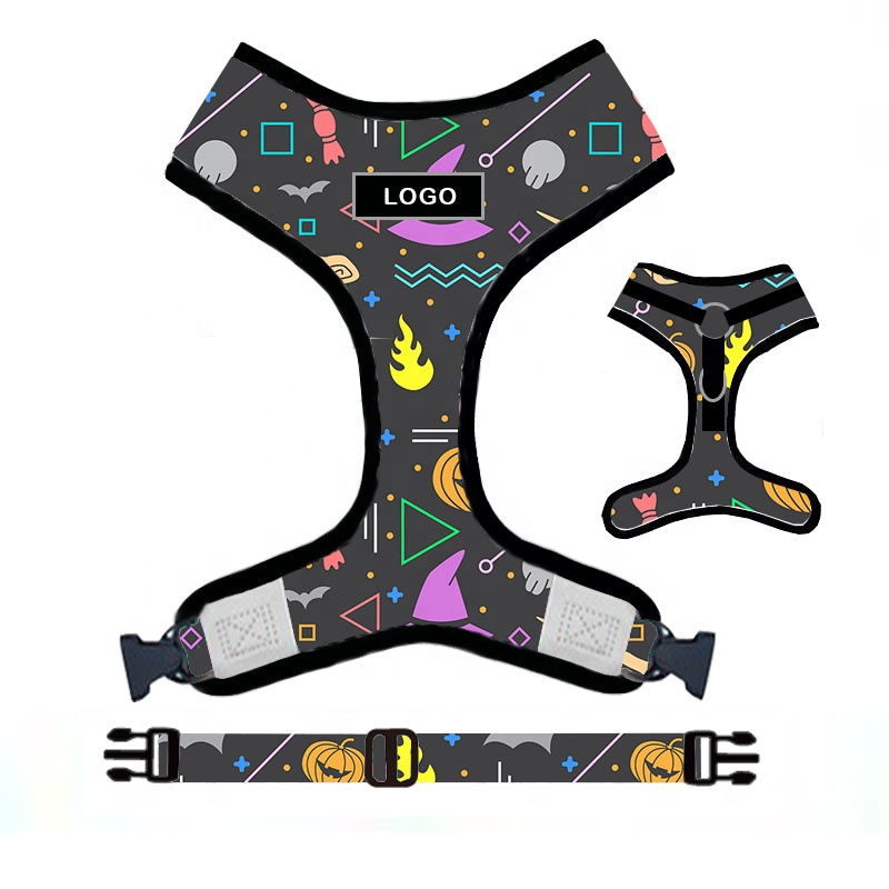 Wholesale Co-Friendly Halloween Decoration Soft Chinos House Training Dog Vest Pet Harness
