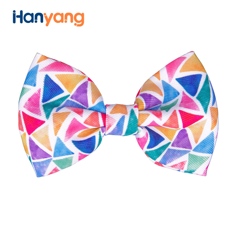 Hanyang OEM Sublimation New Released Classical Dog Accessories Bow Tie Custom for Small, Medium Pet Dog