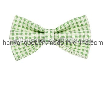 Hanyang OEM Pet Accessories Pet Product Custom Adjustable Pet Collar Bow Tie Classical Printing Dog Bowtie Custom Bowtie