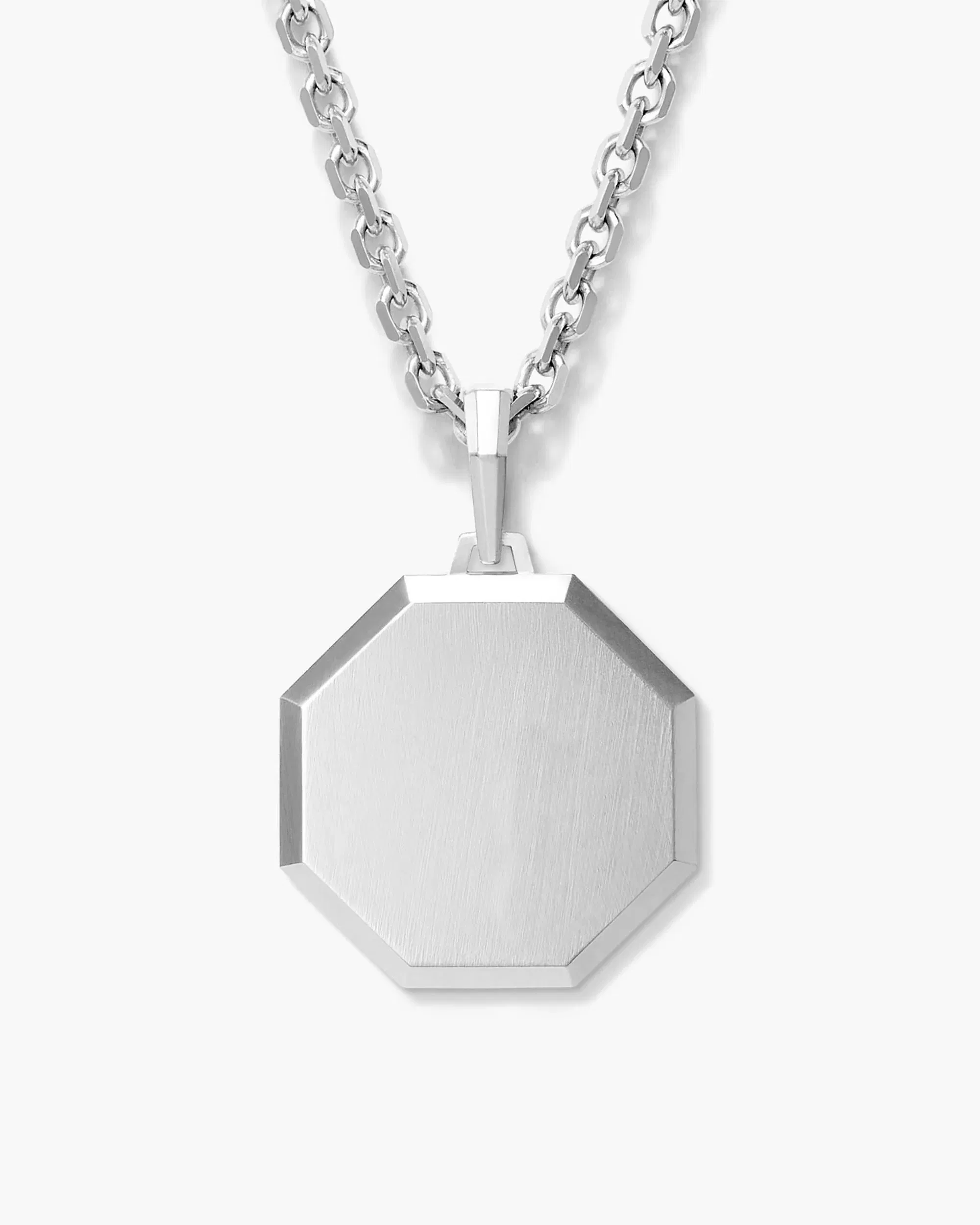 Men's Stylish Gold Color Square Necklace with Lapis Lazuli Stone Pendant, Waterproof Stainless Steel Geometric Male Collar Jewelry