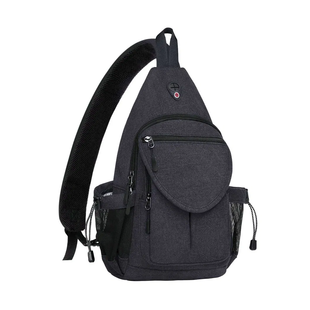Vintage Style Canvas Sling Backpack for Men and Women