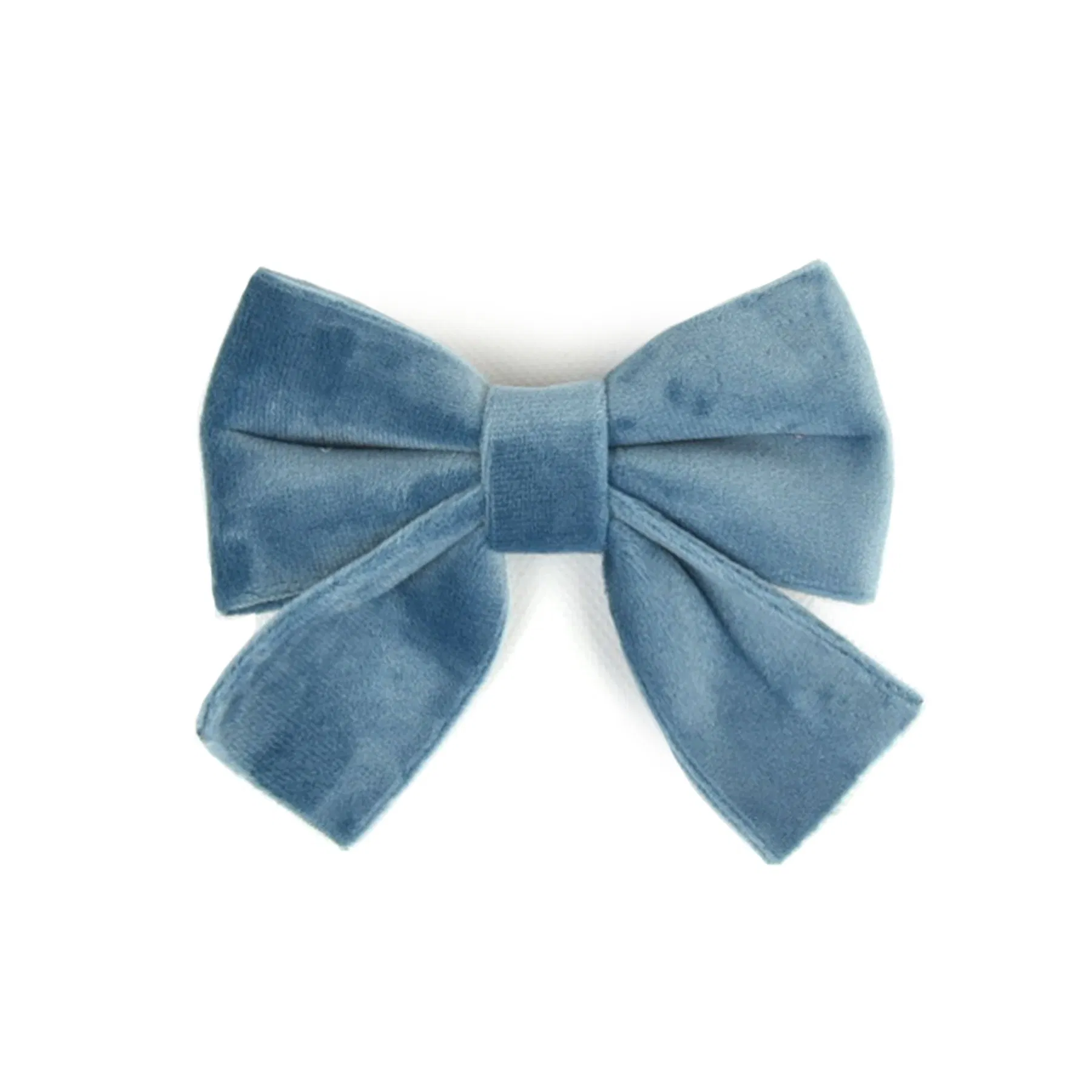 Hanyang Pet Products Custom Pet Supplies Velvet Dog Collar Velvet Sailor Bow Tie
