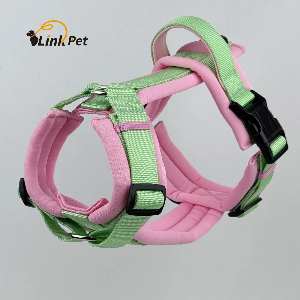 Soft Padded Dog Harness with Handle Adjustable No Pull Y Shape Harness for Small Medium Large Dog Training Walking Bulk Order Custom Luxury Pet Vest