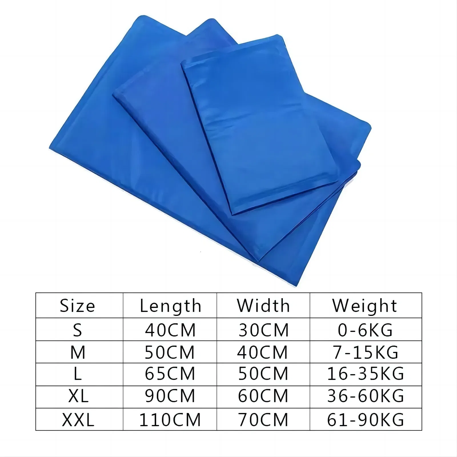 Self Cool Gel Pad Water Bed Pet Dog Cooling Mat for Dog