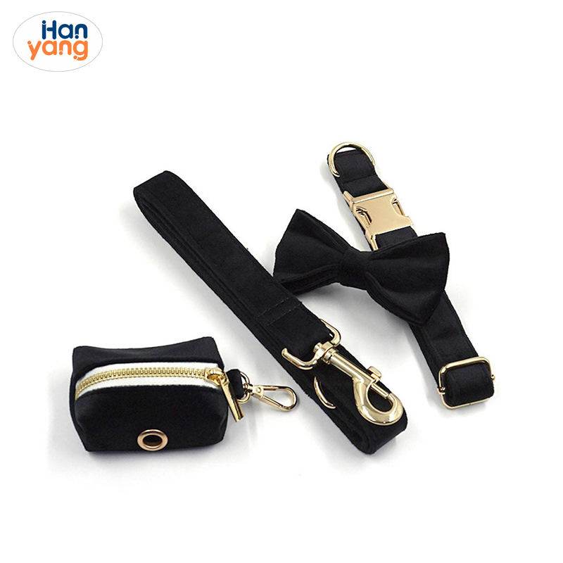 Hanyang Custom Classic Cheap Pet Collar Dog Chest with Cute Bowknot