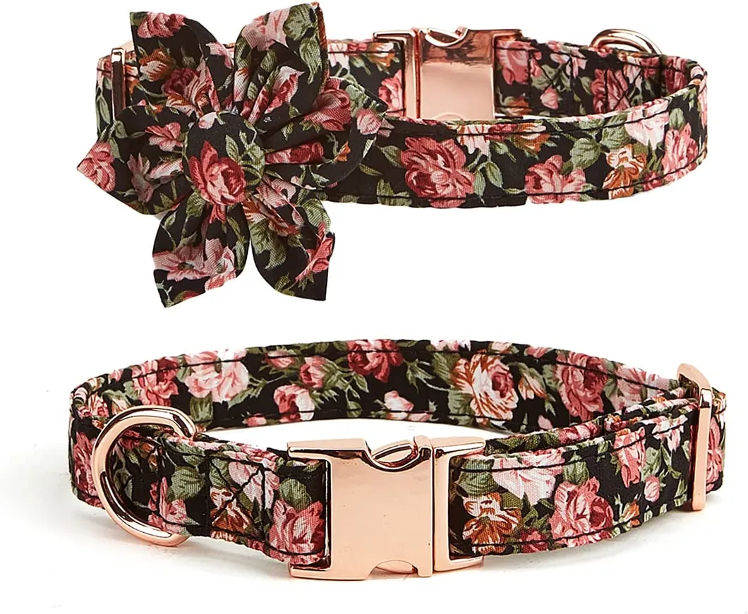 Floral Dog Collar Detail 7