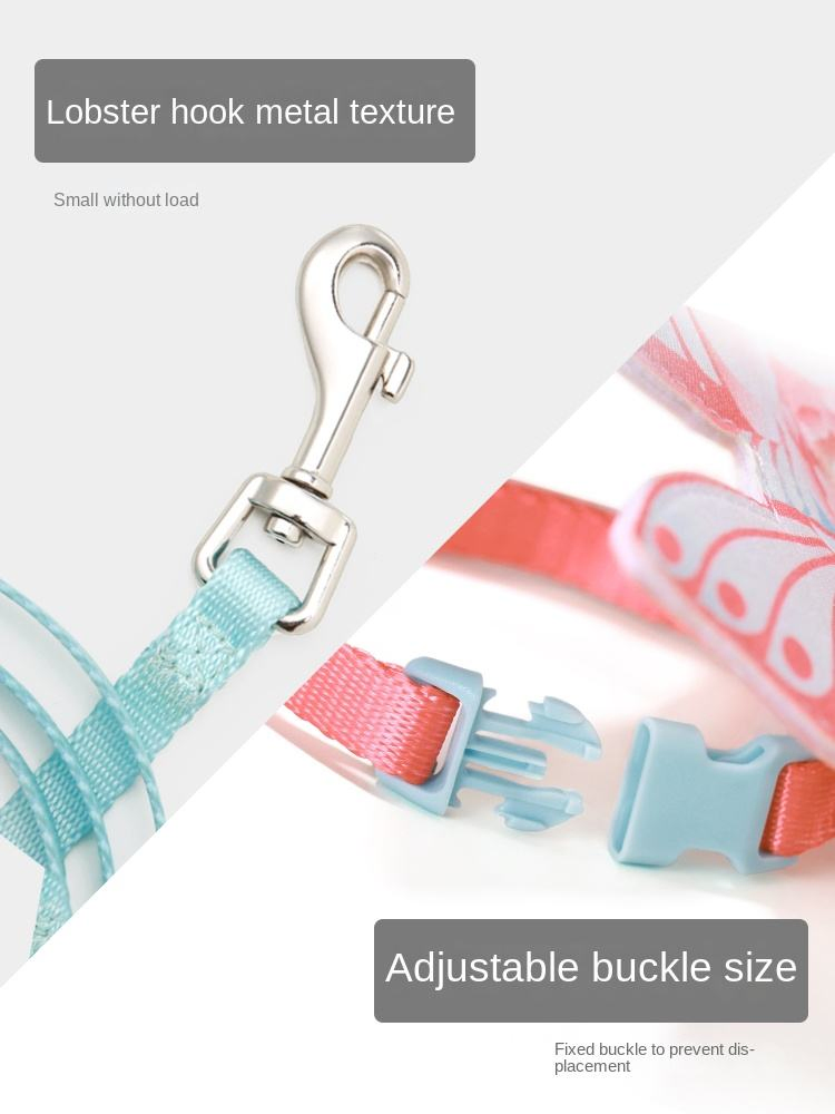 Ufbemo Vest Soft Mesh Padded Dog Harness for Small Medium Dog Harness Pet Collars &amp; Leashes Set Luxury Dog Collar